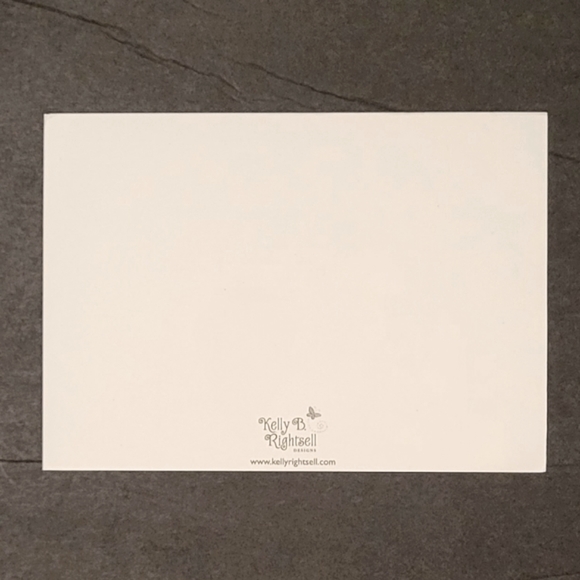 Kelly B. Rightsell Girl Frog Notecard/Invitations (99 cards in set) - Picture 4 of 5